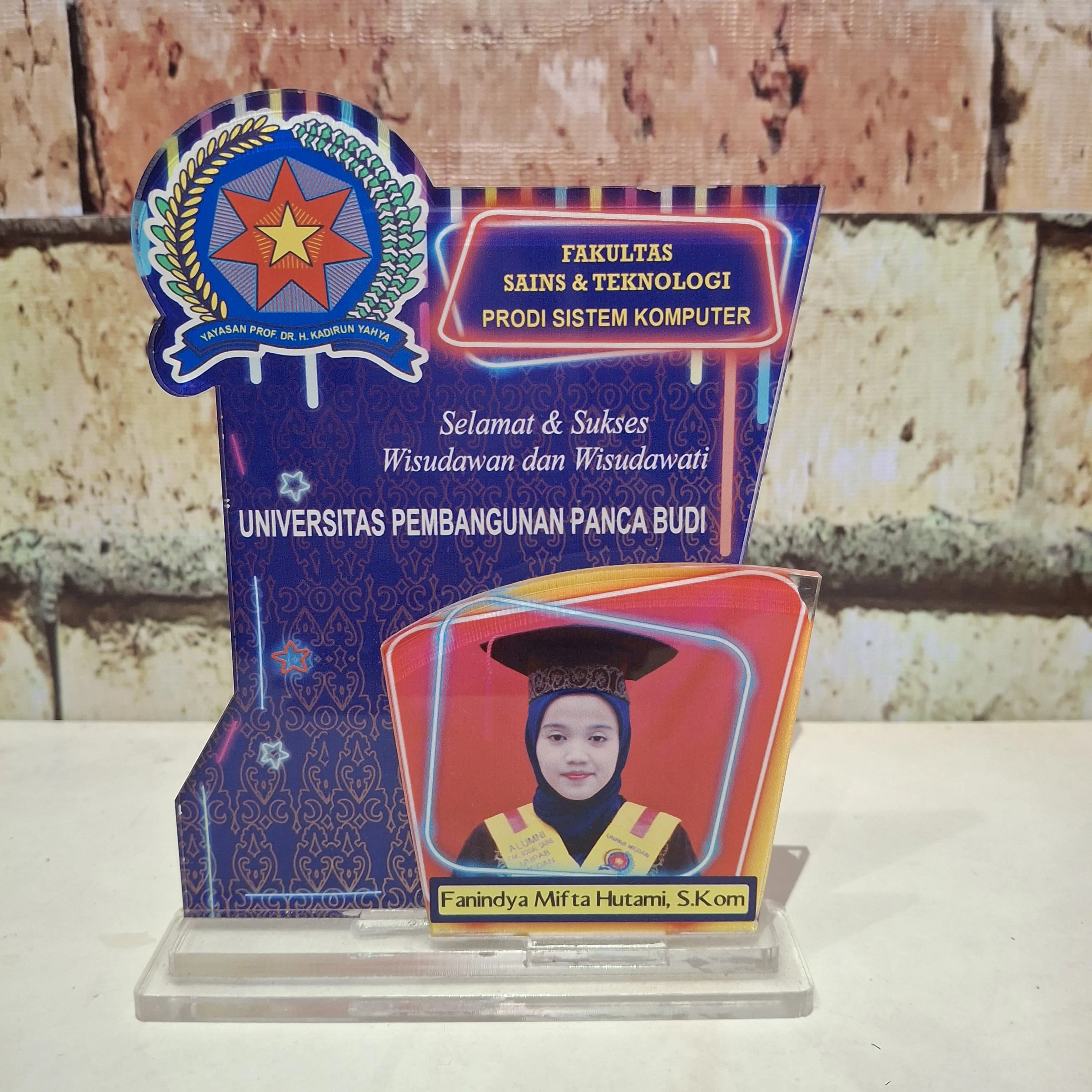 Plaque/Plakat Graduates Of UNPAB